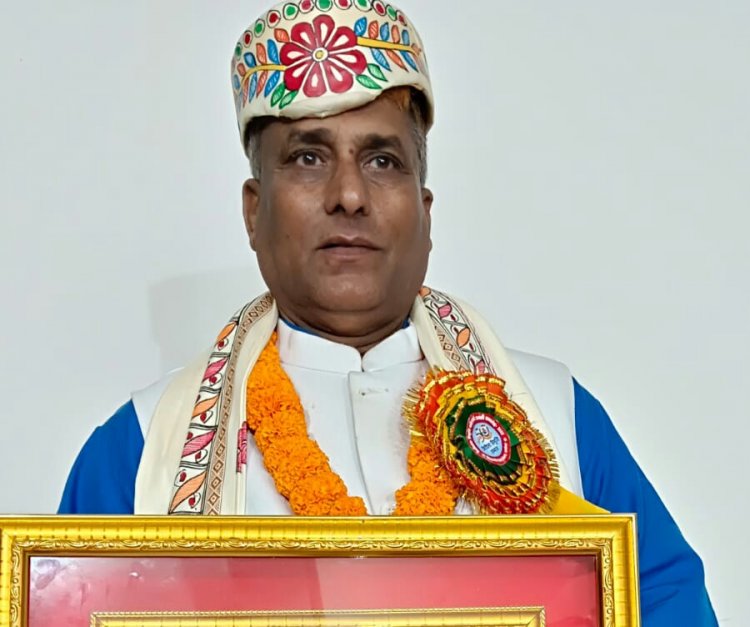 Educationist Dr. Anil Kumar Jha receives Mithila Vibhuti Award