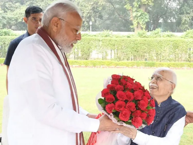 प्रधानमंत्री और अन्य भाजपा नेताओं ने लाल कृष्ण आडवाणी को जन्मदिन की बधाई दी