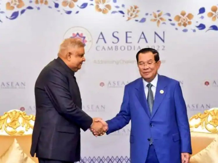 जगदीप धनखड़ ने कम्बोडिया के प्रधानमंत्री से मिलकर द्विपक्षीय संबंधों पर चर्चा की