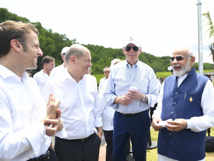 प्रधानमंत्री नरेंद्र मोदी ने बाली में जी20 नेताओं के साथ मैंग्रोव लगाए