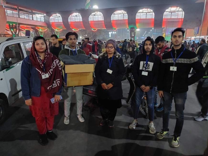 पुरानी दिल्ली में बेघरों के बीच कंबल बांटने का दो दिवसीय प्रोग्राम संपन्न