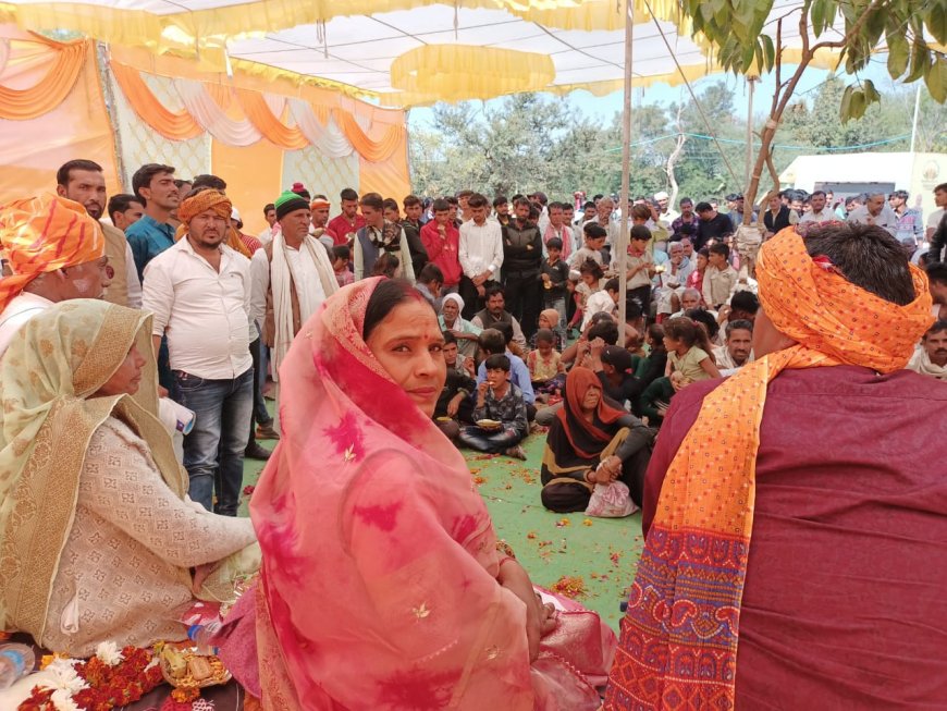 गांवों में अंतिम पंक्ति के व्यक्ति को लाभ दिलाना विकास यात्रा का उद्देश्य: पूर्व विधायक ममता मीना 