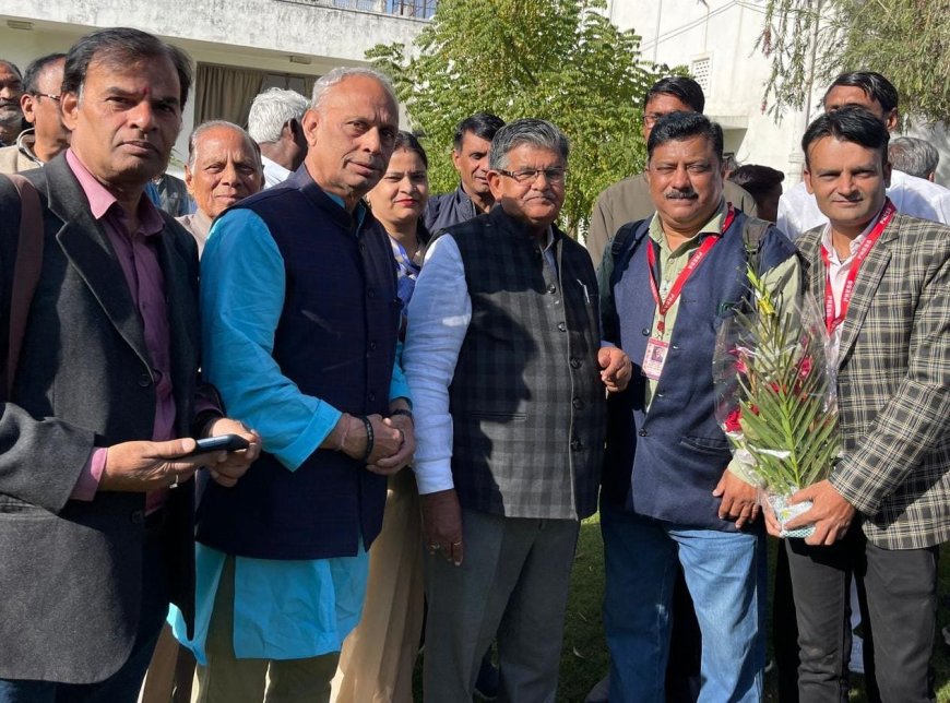 असम के नवनियुक्त राज्यपाल गुलाब चंद्र कटारिया से मिले पत्रकारों का दल