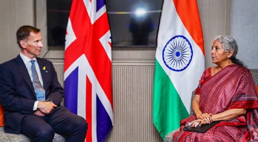 भारत, ब्रिटेन के वित्त मंत्री एफटीए पर आगे बढ़ने को सहमत