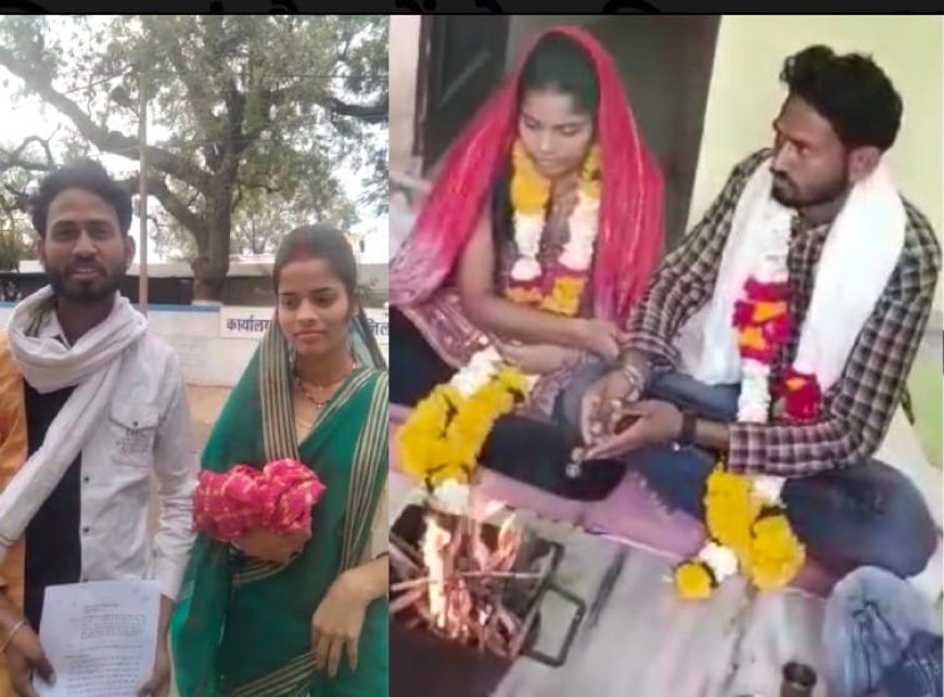 शिवपुरी की नैना ने किया इंदौर में प्रेम विवाह, SP से मांगी अपने परिवार से सुरक्षा