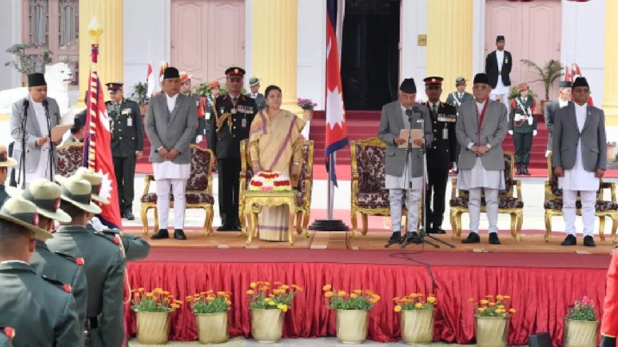 रामचंद्र पौडेल ने नेपाल के राष्ट्रपति के रूप में शपथ ली