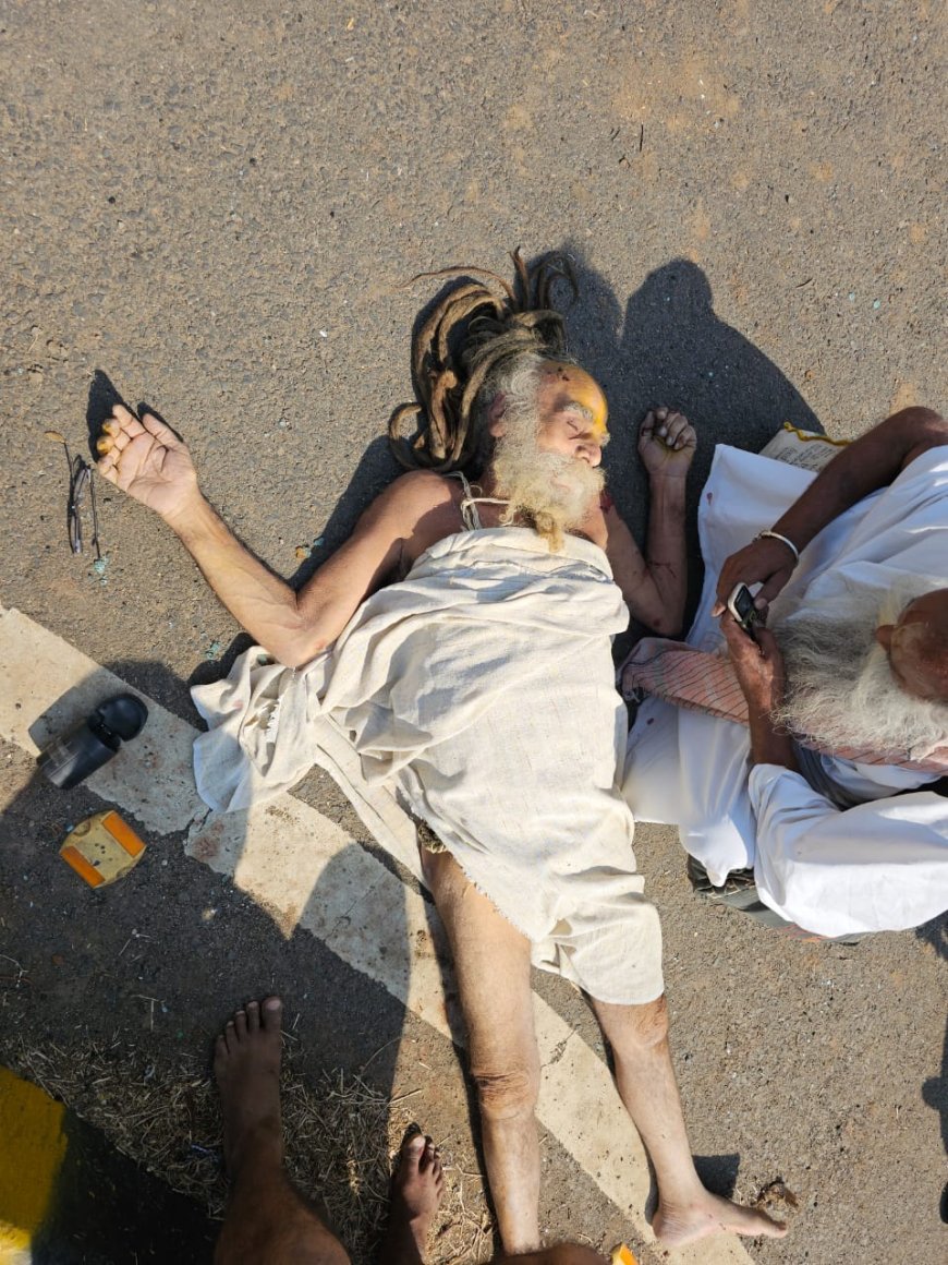 सड़क दुर्घटना में पूज्य संत श्री कनक बिहारी दास का निधन