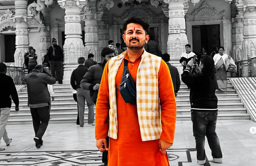 युवाओं को अध्यात्म से जोड़ रही आरजे प्रतीक की सीरीज़ "मैन इन मंदिर"