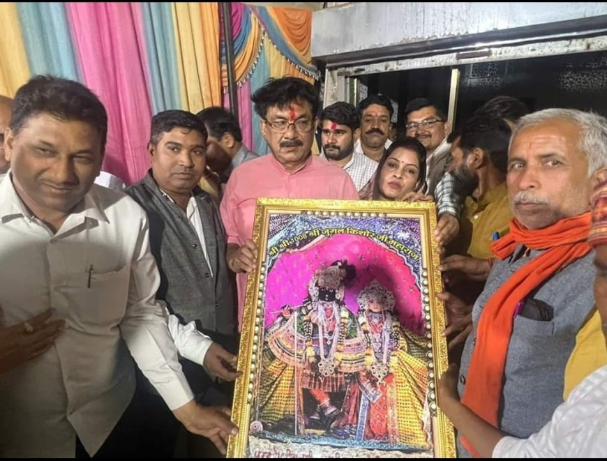 छतरपुर-पन्ना दौरे पर मंत्री महेंद्र सिंह सिसोदिया ने भाजपा नेताओं से की सौजन्य भेंट
