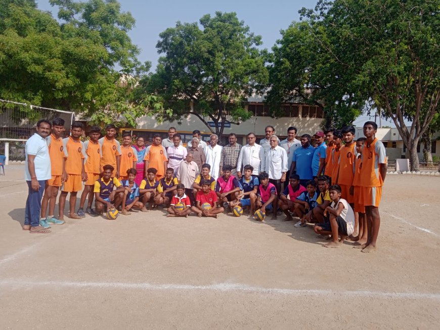 Volleyball and kabaddi summer camp closing day ceremony held in grand manner