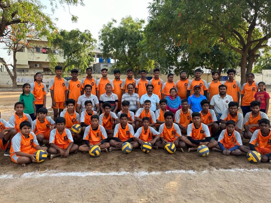 Volleyball and kabaddi summer camp closing day ceremony held in grand manner