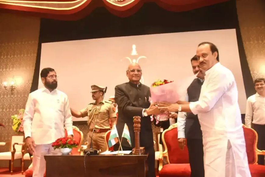 राकांपा नेता अजित पवार ने महाराष्ट्र सरकार में उपमुख्यमंत्री पद की शपथ ली, आठ अन्य नेता मंत्री बने