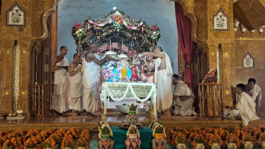 हर्षोंउल्लास के साथ मना चंद्रोदय मंदिर में राधाष्टमी महामहोत्सव