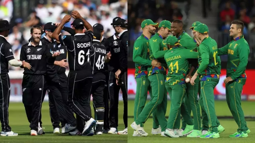 न्यूजीलैंड-दक्षिण अफ्रीका के बल्लेबाजों के बीच कांटे की टक्कर