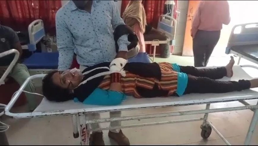 जमीनी विवाद को लेकर घर में घुसकर मारी महिला को गोली, गंभीर घायल