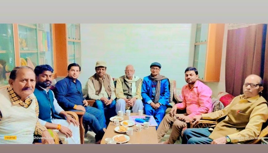 वाग्धारा साहित्य संस्था की द्वितीय  काव्य गोष्ठी सम्पन्न