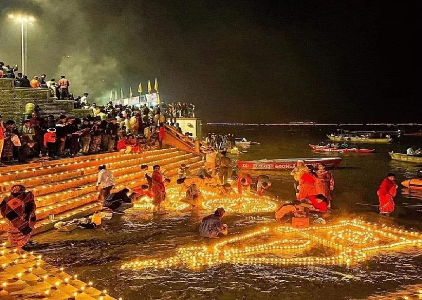 नमो घाट पर आज सीएम योगी आदित्यनाथ जलाएंगे देव दीपावली का पहला दीप