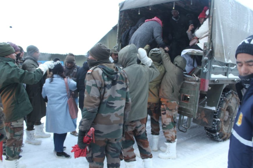 TRISHAKTI CORPS, INDIAN ARMY RESCUES STRANDED TOURIST