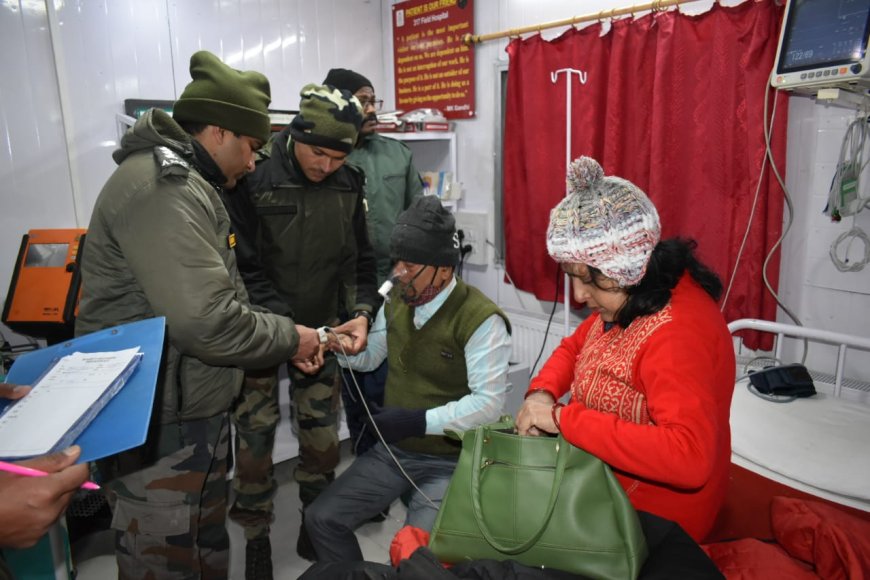 TRISHAKTI CORPS, INDIAN ARMY RESCUES STRANDED TOURIST