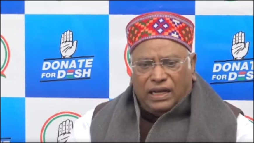 कांग्रेस अध्यक्ष खरगे ने लॉन्च किया अभियान, बोले- अमीरों से चंदा लिया तो उनकी माननी पड़ेगी