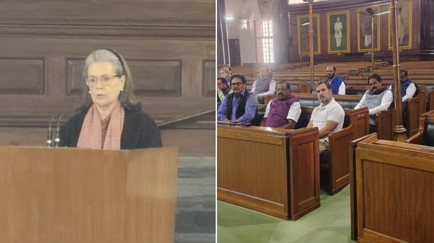 सांसदों के निलंबन को लेकर केंद्र पर बरसीं सोनिया गांधी