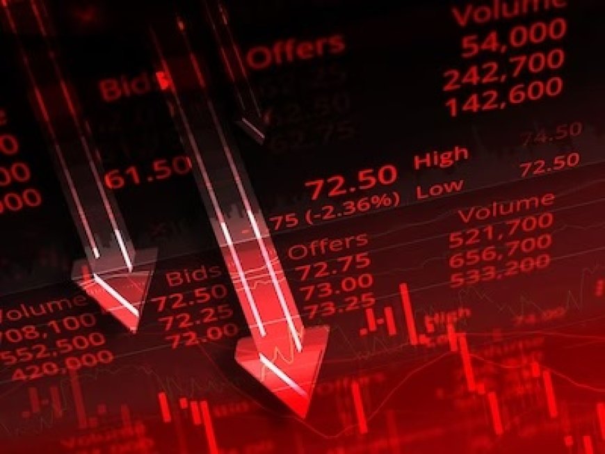 शेयर बाजार में बड़ी गिरावट, सेंसेक्स 800 अंक टूटा