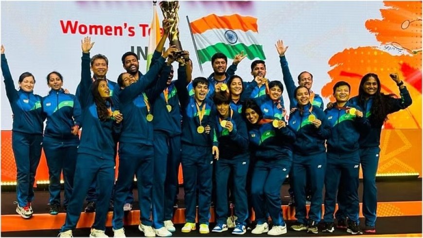भारतीय महिला बैडमिंटन टीम को 35 लाख का पुरस्कार देगा BAI