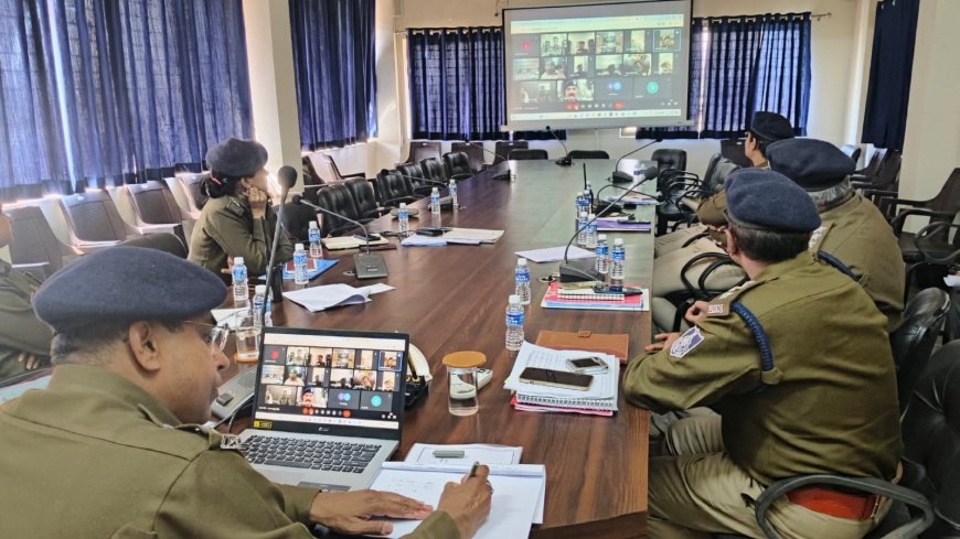 मध्‍य प्रदेश एवं राजस्‍थान पुलिस एवं प्रशासन के अधिकारियों के बीच आयोजित हुई अंतर्राज्‍यीय बॉर्डर मीटिंग