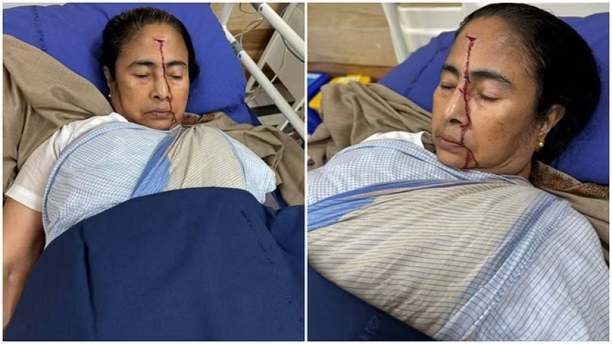 पश्चिम बंगाल की मुख्यमंत्री ममता बनर्जी चोटिल, सिर में गंभीर चोट के बाद अस्पताल में भर्ती