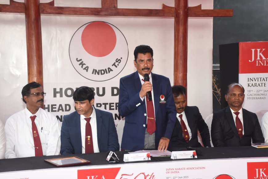 India to host JKA India 50 year celebration and Prestigious Invitational International Karate Tournament 2025 at Hyderabad