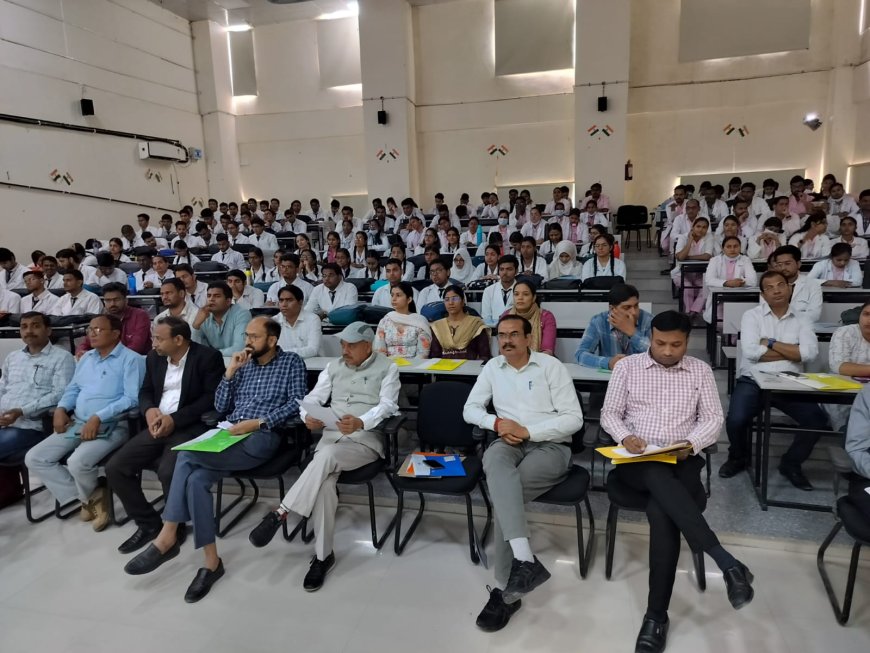 मेडिकल कालेज जौनपुर में नेशनल ट्यूबरक्लोसिस इलिमिनेशन प्रोग्राम का कराया गया प्रशिक्षण