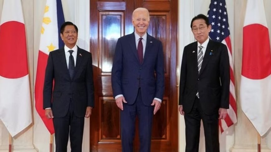 फिलीपींस और जापान के राष्ट्राध्यक्षों से पहली बार एक साथ मिले जो बाइडन