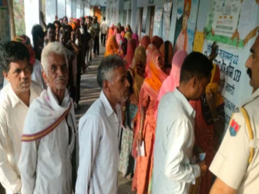 राजस्थान में तीन बजे तक 50.27% मतदान