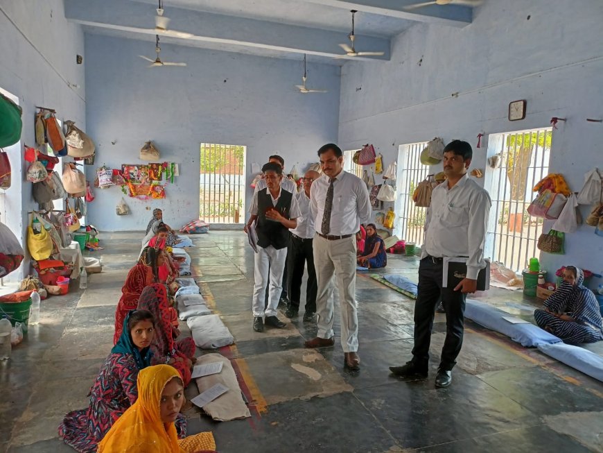 अपर जिला जज ने हरदोई जेल का किया निरीक्षण
