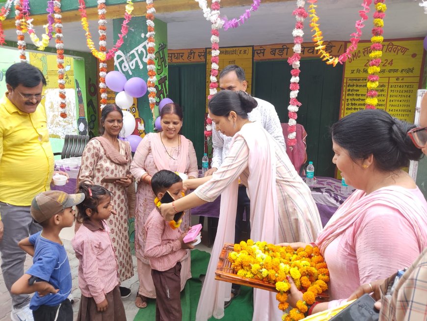हरदोई सीडिओ सौम्या गुरुरानी ने शिक्षण सत्र का किया शुभारंभ