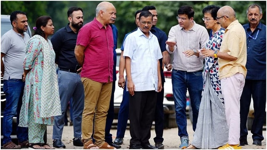 दिल्ली की सड़कों पर उतरी 'आप' सरकार, मनीष सिसोदिया ने कहा- अब होंगे सब काम
