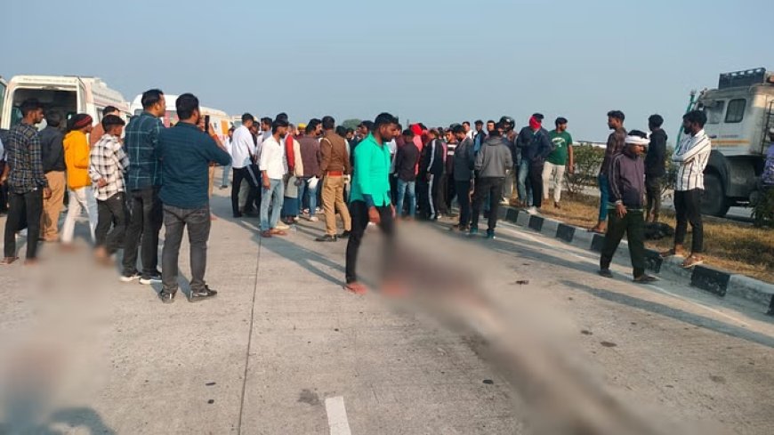 गाजीपुर में दर्दनाक हादसा: महाकुंभ से लौट रहे छह श्रद्धालुओं की मौत, सड़क पर बिखर गए शव के टुकड़े; कई लोग घायल