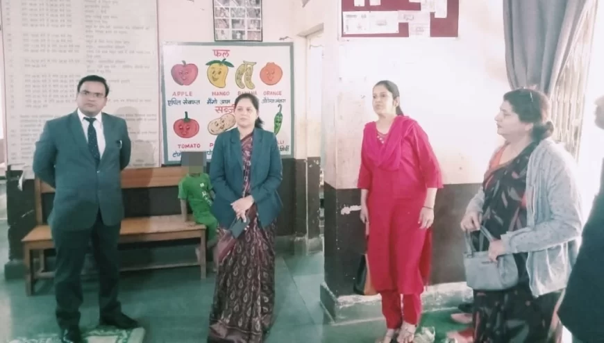 माँ स्वरूप शिशु गृह का किया औचक निरीक्षण
