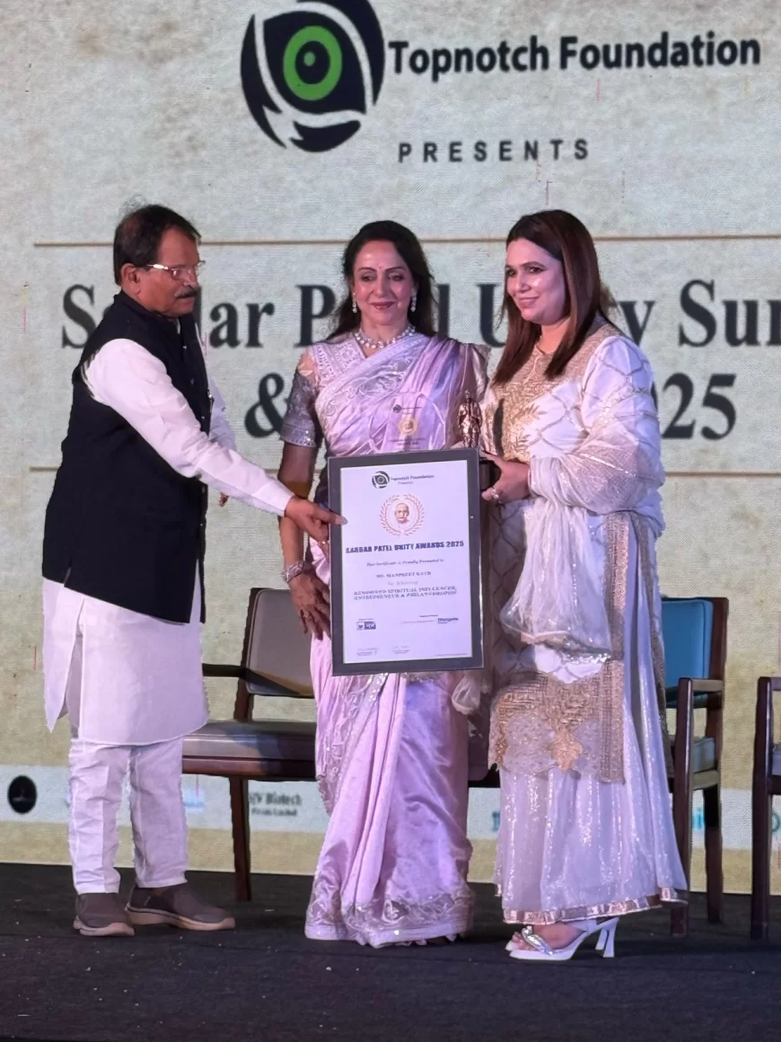 देश व समाज हेतु उत्कृष्ट कार्यों के लिए गोवा के मुख्यमंत्री ने किया मनप्रीत कौर को सम्मानित, केंद्रीय राज्य मंत्री श्रीपद नाईक और वरिष्ठ अभिनेत्री व मथुरा से सांसद हेमा मालिनी ने भी की सेवा कार्यों की सराहना