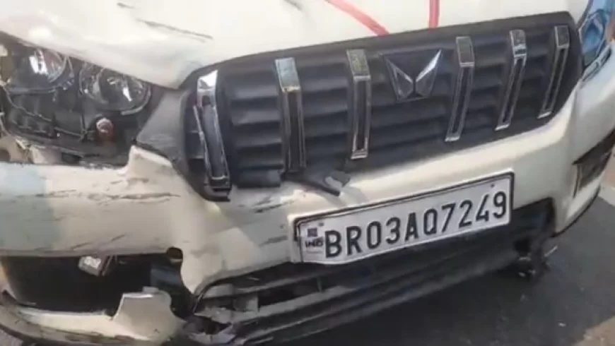 DRIVER KILLED, VEHICLE SMASHED