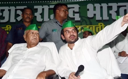 लालू यादव ने अपने बेटे तेज प्रताप यादव को पार्टी से निकाला, 6 साल के लिए किए गए निष्कासित