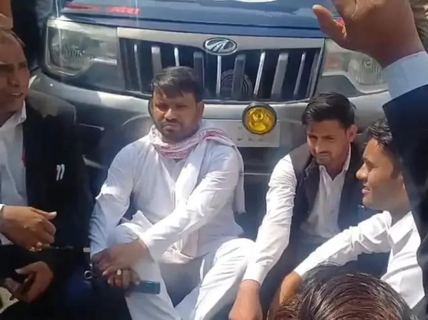 मथुरा में कांग्रेस नेताओं पर पुलिस कार्यवाही, हड़कंप