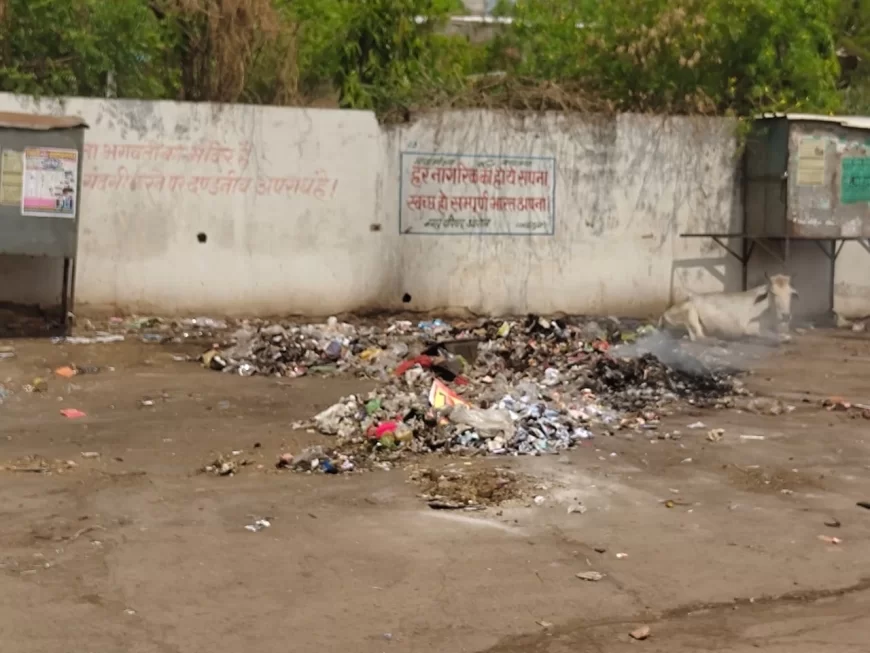 गुना के आरोन नगर में गंदगी का अंबार, स्वच्छता अभियान की खुली पोल