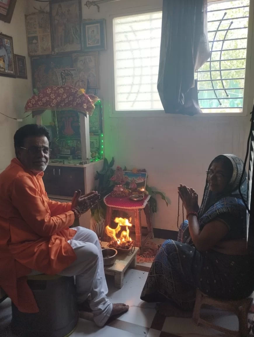 बुद्ध पूर्णिमा पर घर-घर संपन्न हुआ गायत्री हवन, पर्यावरण संरक्षण और राष्ट्र कल्याण का संकल्प