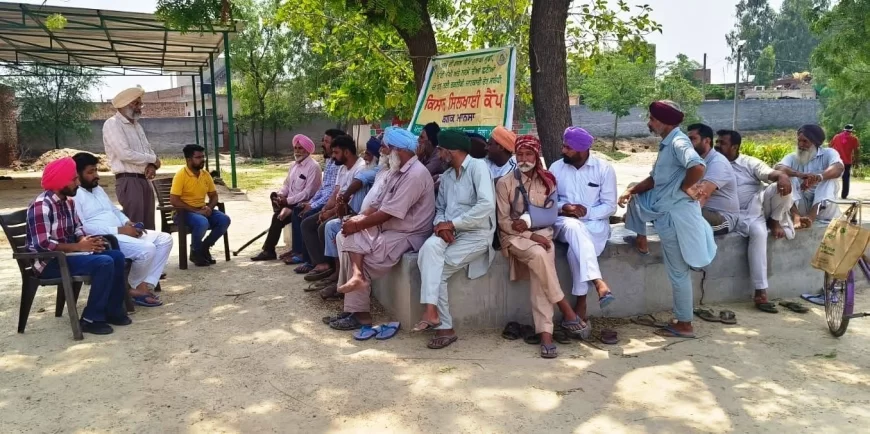 सिंचाई क्षेत्र बढ़ाने के लिए गांवों में किसान प्रशिक्षण शिविर आयोजित - मुख्य कृषि अधिकारी