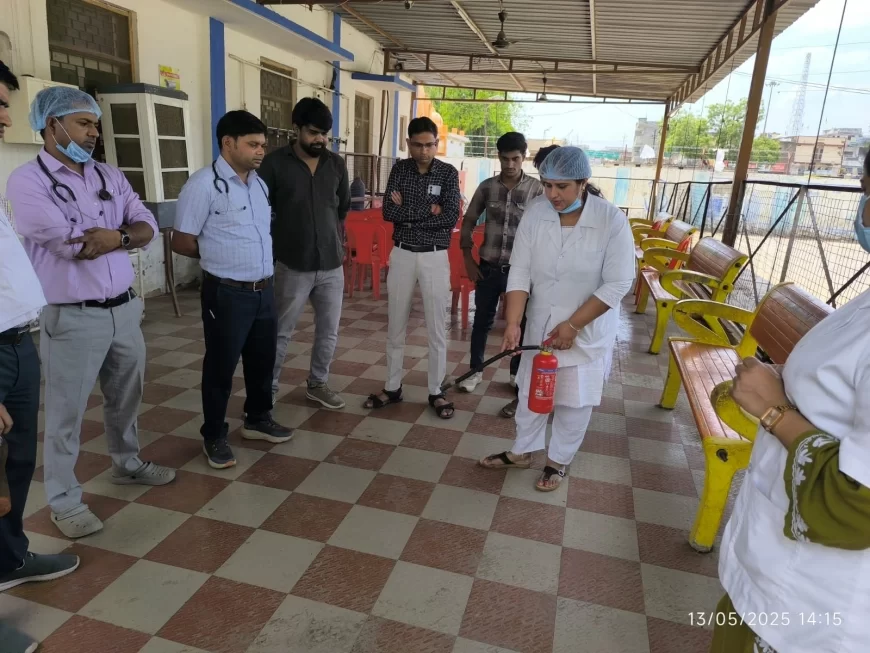 आपातकालीन स्थिति एवं महामारी से निपटने मॉकड्रिल का किया गया आयोजन