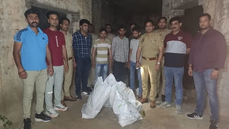 मथुरा: गांजा तस्करों के साथ रिफाइनरी पुलिस की मुठभेड़, एक तस्कर गोली लगने से घायल; तीन अन्य भी दबोचे