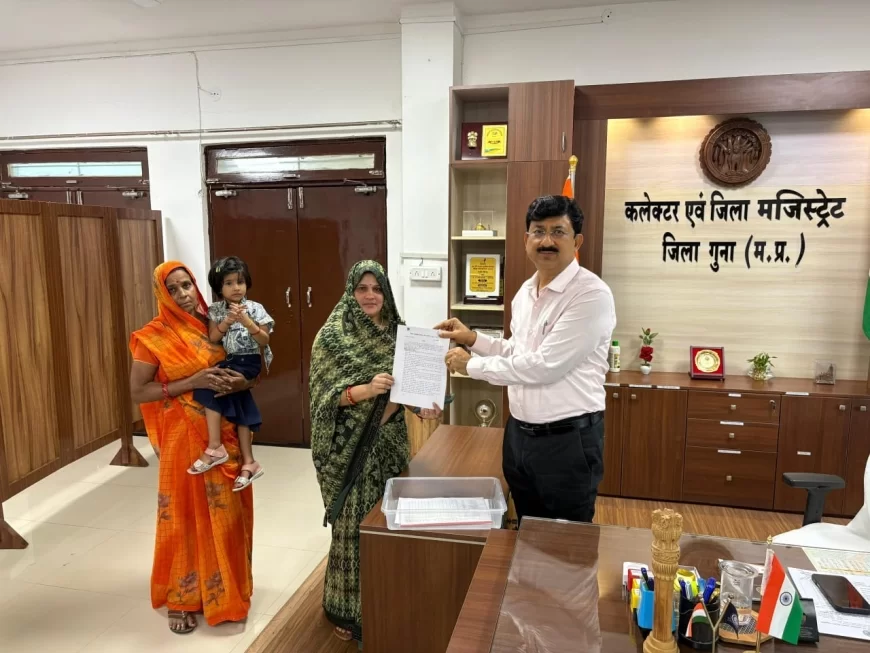 अनुकंपा नियुक्ति बनी आशा की किरण – कलेक्टर श्री कन्याल की संवेदनशील पहल से श्रीमती रचना को मिला नया संबल