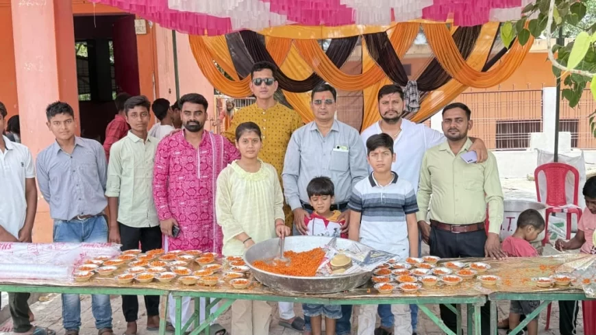 ज्येष्ठ माह के दूसरे मंगलवार को कस्बा सहित ग्रामीण क्षेत्र में जगह-जगह भंडारा कार्यक्रम का हुआ आयोजन