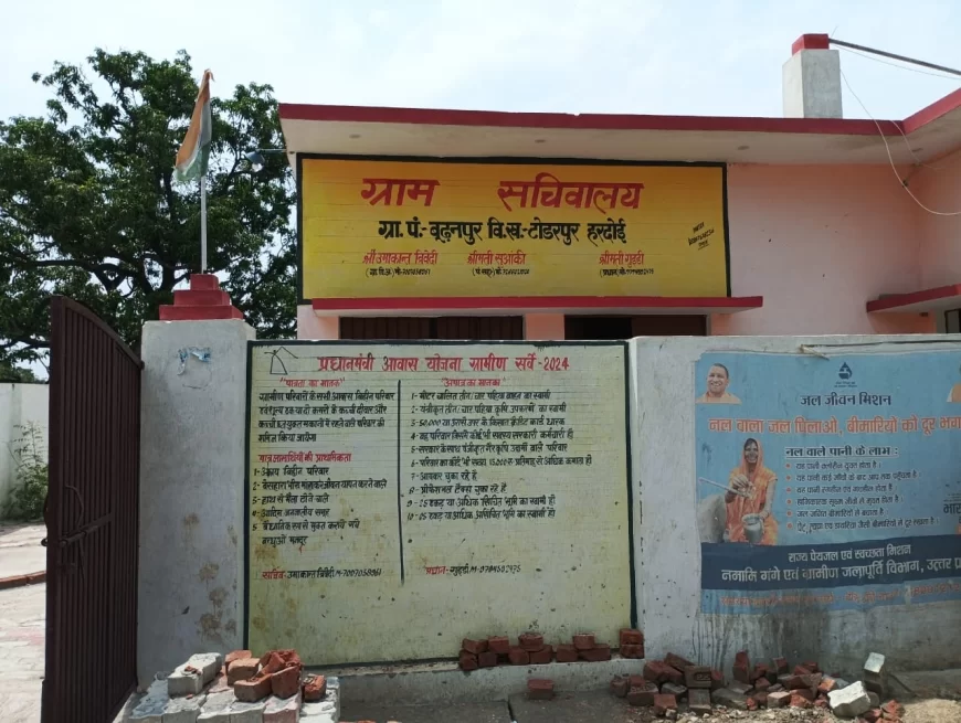 The act of the village head and the Panchayat Secretary of Budhanpur Gram Panchayat of Tondarpur, the grey water management system was not installed on the land, and lakhs were paid
